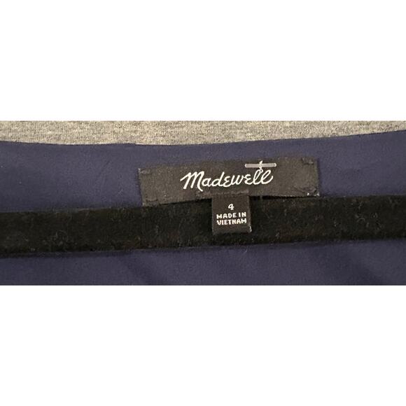 Madewell | Women's Happy Hibiscus Smock Sleeve Floral Button Down Dress  | 4 - Picture 3 of 5